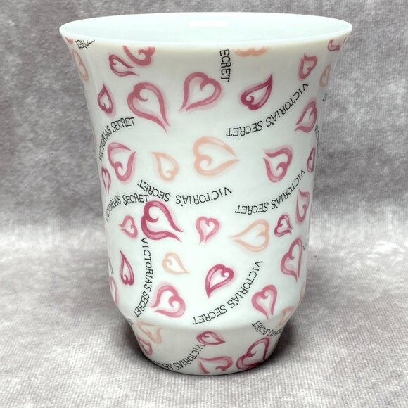 Victorias Secret Heart Print Coffee Mug Romantic Collectible Drinkware 12oz - Picture 4 of 10